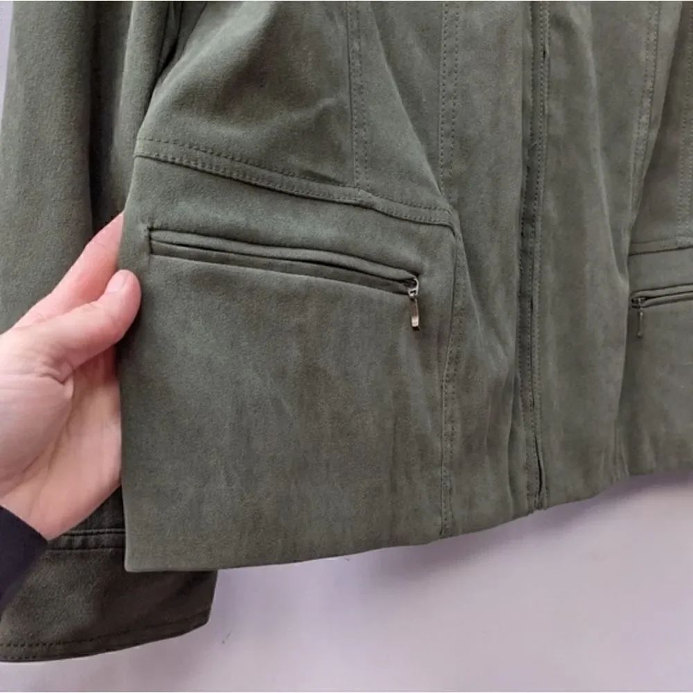 Jm Collection zipper jacket - Picture 6 of 10